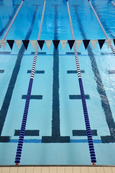 Indoor Swimming Pool Lanes — Stock Photo © herreid #2178223