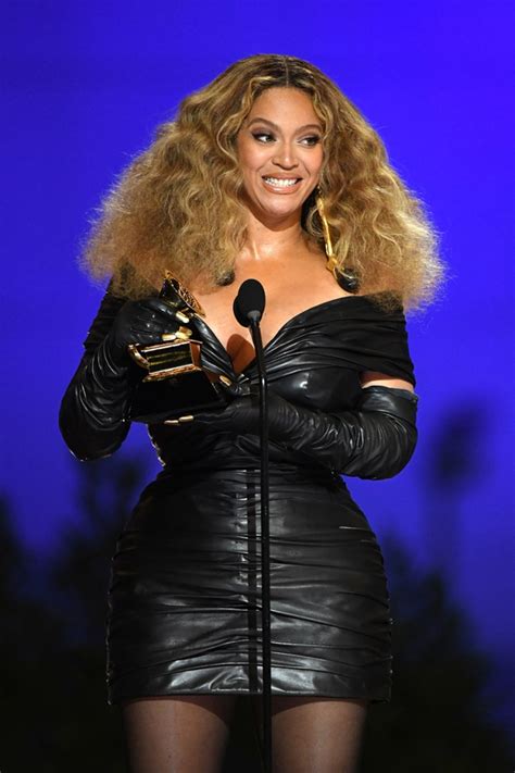 Beyoncé accepts the Best R&B Performance award for ‘Black Parade ...