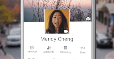 Facebook Starts Letting You Add A 7-Second Looping Video As A Profile Pic | TechCrunch