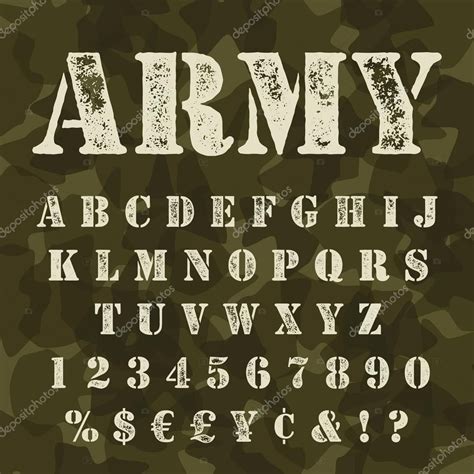 Military Style Fonts On Cricut