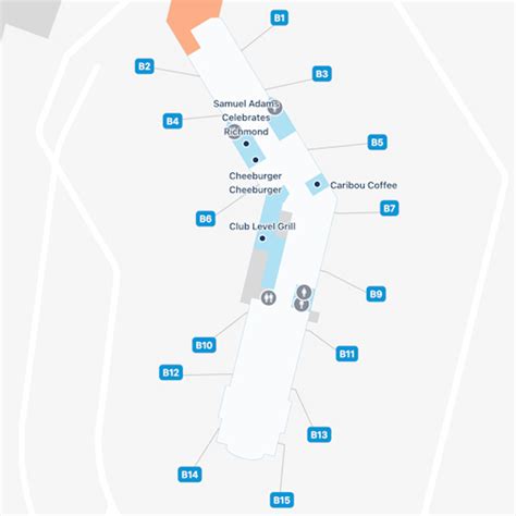 Richmond Airport Map | RIC Terminal Guide