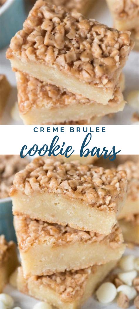 Creme brulee cookie bars – Artofit