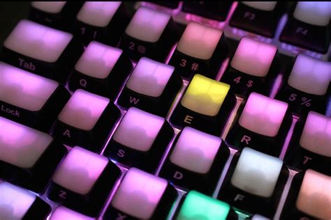 Translucent Shine-through Side-Legend Keycaps 104 Keys | Flashquark Mechanical Keyboard Store