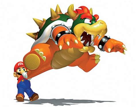 Super Mario 64 (Nintendo 64) Bowser Artwork