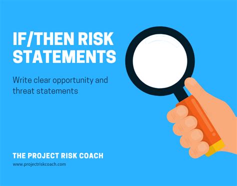 The Power of If-Then Risk Statements - Project Risk Coach