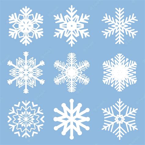 Snowflake Vector Pattern