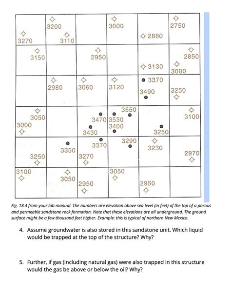 Oil Exploration Use the map on the following page to | Chegg.com