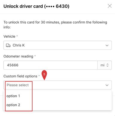 How to unlock the Motive Card via Fleet Dashboard? – Motive Help Center