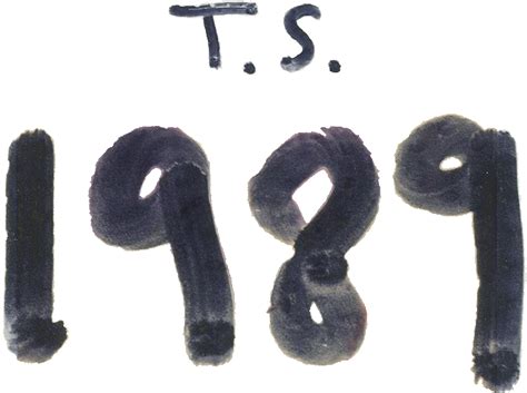 Taylor Swift - 1989 Album Logo, HD Png Download - Original Size PNG Image - PNGJoy