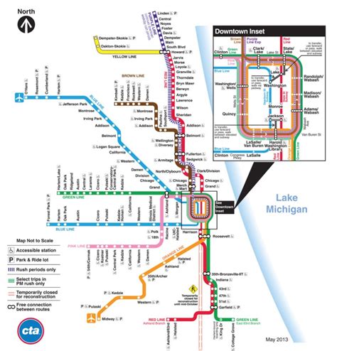 Transit Maps: Behind the Scenes: Evolution of the Chicago CTA Rail Map ...