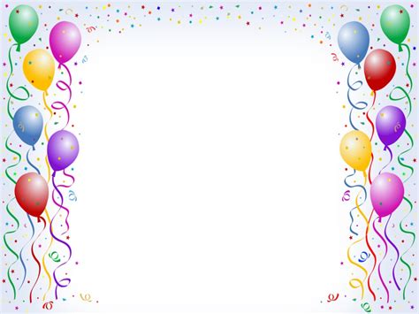 Birthday Balloon Border Clip Art | Mewarnai - ClipArt Best - ClipArt Best