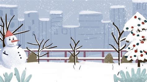 Winter Snowman Snowy Snowing Powerpoint Background For Free Download ...