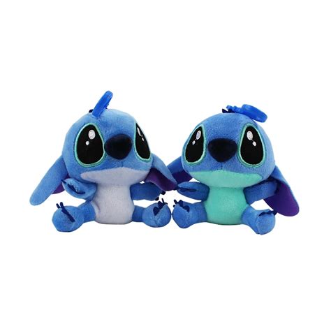 11cm 2styles Lilo Stitch Kawaii Stitch stuffed Plush Soft Toys Pendant Keychain Dolls Toys For ...