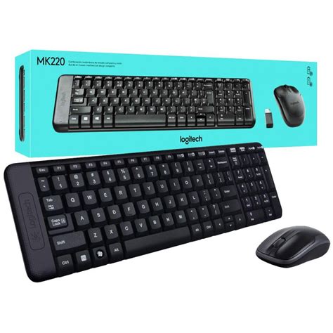 Jual Keyboard Mouse Logitech MK-220 - Keyboard Mouse Wireless | Shopee Indonesia