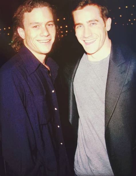 Heath Ledger and Jake Gyllenhaal | Jake gyllenhaal, Jake gyllenhaal heath ledger, Jake g