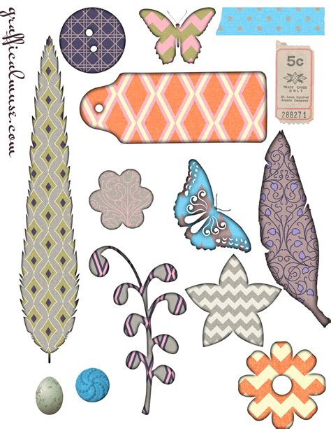 7 Free Creative Collage Sheet Printables For Decoupage Tissue Paper ...