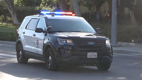 LAPD Ford Explorer Responding - YouTube