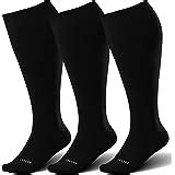 Amazon.com: ABD ATHLETE INC. Plus Size Compression Socks 4 Wide Calf ...