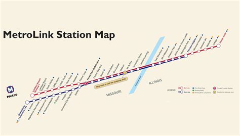 St Louis Metrolink Map – Map Of The World