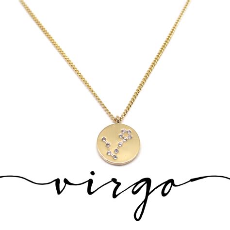 Gold Virgo Necklace