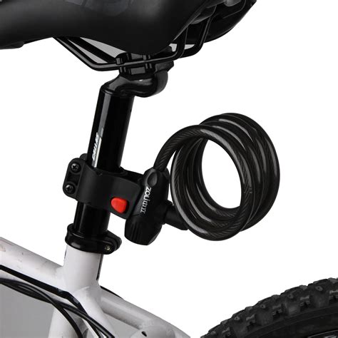 2018 NEW Anti Theft Bike Lock Steel Wire Lock with 2 Key Safe Bicycle Carbon Lock MTB Mountain ...