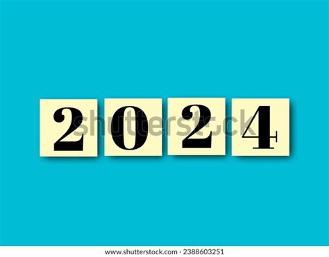 2024 Lettering Design Illustration 2024 Letter Stock Illustration 2388603251 | Shutterstock