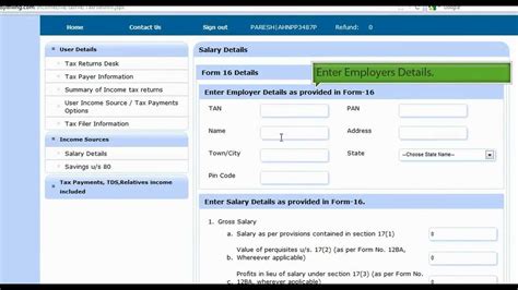 Efile Income Tax Return Online