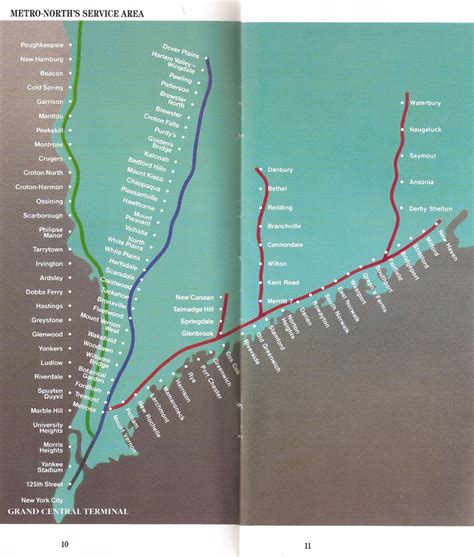 Tuesday Tour of Metro-North: A new system map – I Ride The Harlem Line