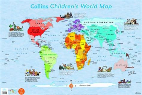 5 Free Blank Interactive Printable World Map For Kids Pdf World Map With Countries - Riset