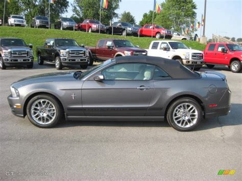 2013 Sterling Gray Metallic Ford Mustang V6 Convertible #65680790 Photo #4 | GTCarLot.com - Car ...