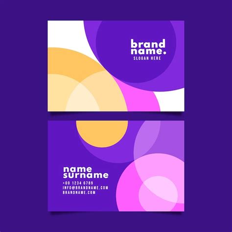 Free Vector | Creative business card template