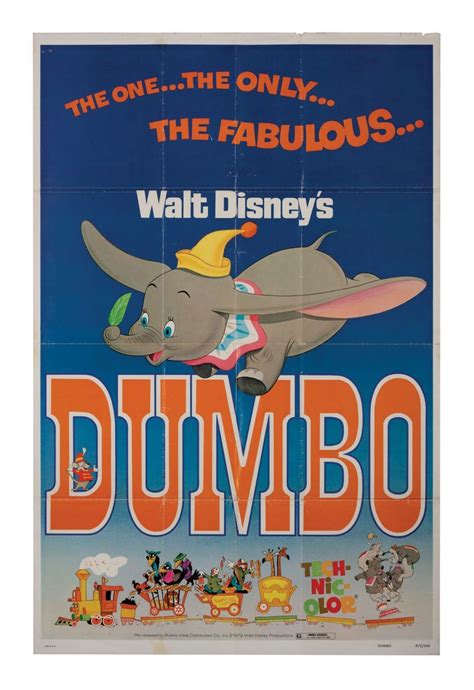 A "Dumbo" One Sheet Poster. | #4589637211