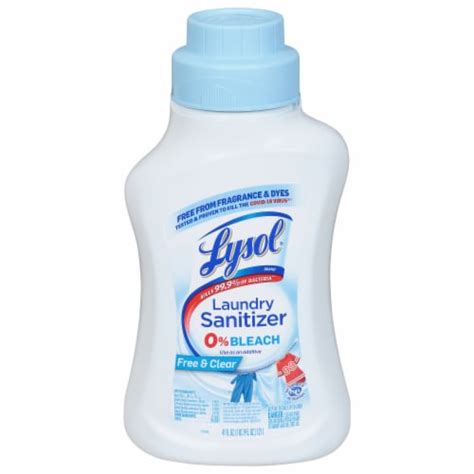 Lysol Free & Clear 0% Bleach Laundry Sanitizer, 41 fl oz - Foods Co.