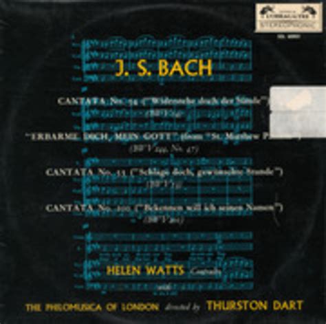 Bach Cantatas, Etc. : Johann Sebastian Bach : Free Download, Borrow ...