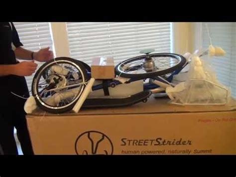 StreetStrider Assembly 1 - Summit 8r & Sprinter 3r - Open and Unpack - YouTube