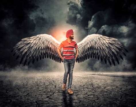 Wings Photoshop Manipulation by itsharman on DeviantArt