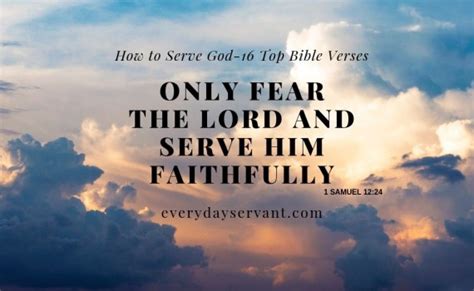 How to Serve God-16 Top Bible Verses Archives - Everyday Servant