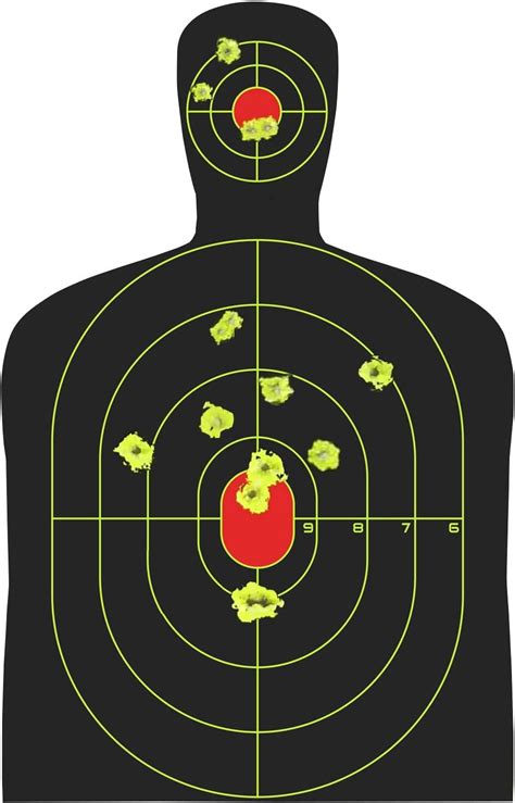 Kefit 12x18 Inch Splatter Reactive Targets for Pistol Shooting - 10 Pack