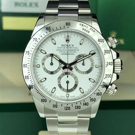 2016 Rolex Daytona "APH" 116520 White Dial With Box & Card Full Set ...