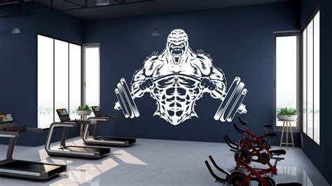 Gym Wall Decal Gym Wall Decor Sport Motivation Workout Wall - Etsy