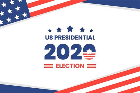 Premium Vector | 2020 us presidential election background