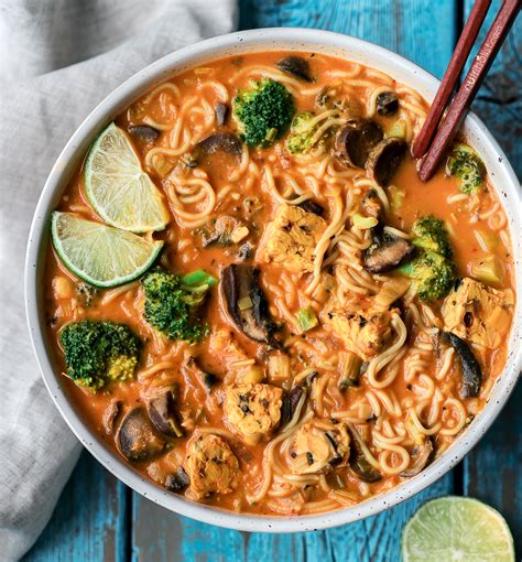 Red Thai Curry Noodle Soup - Nutriholist