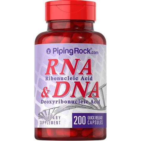 RNA DNA Supplement | 200 Capsules | Ribonucleic Acid & Deoxyribonucleic ...