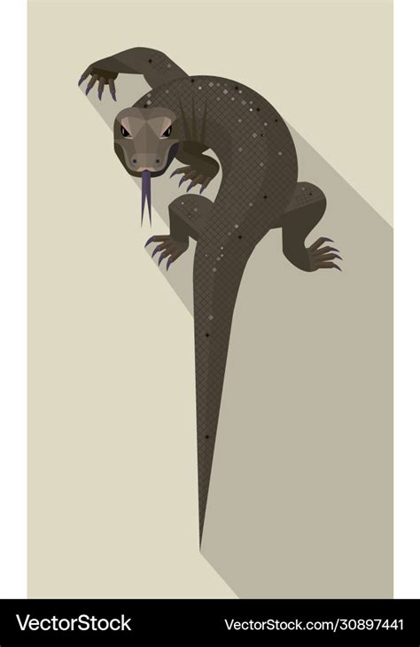 Komodo dragon Royalty Free Vector Image - VectorStock