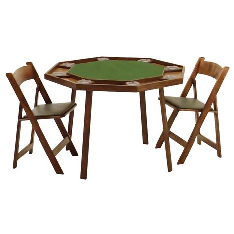 Kestell O-9W Oak Compact Folding Poker Table 48" - Pokertables Americana | Poker table, Folding ...