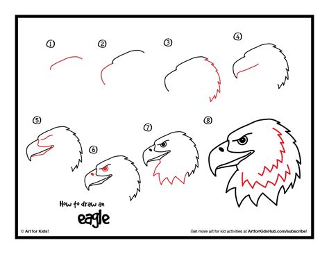 Draw An Eagle Step By Step at Drawing Tutorials