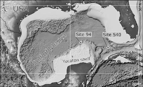 Locations of Deep Sea Drilling Project (DSDP) Sites 94 (24.53°N,... | Download Scientific Diagram