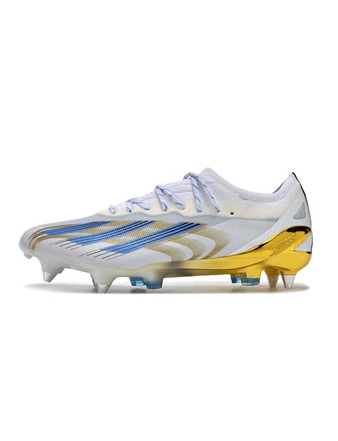 Buy 2023 adidas X Crazyfast Messi .1 SG White Blue Gold