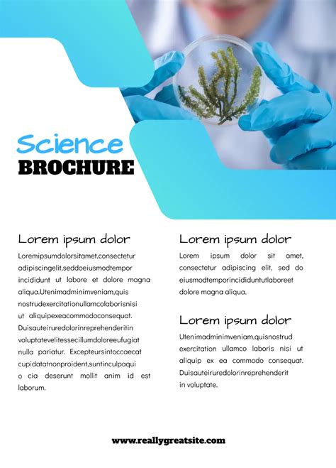 Science Brochure Template | Compatible With Google Docs