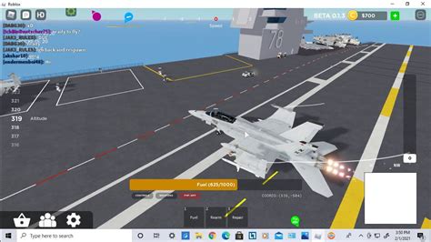 I became a navy pilot. Roblox beta aircraft carrier - YouTube